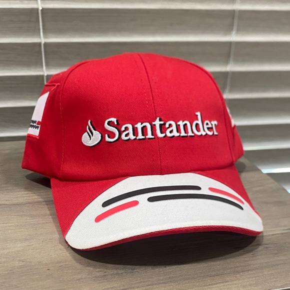 Santander Red Baseball Cap - Picture 1 of 6
